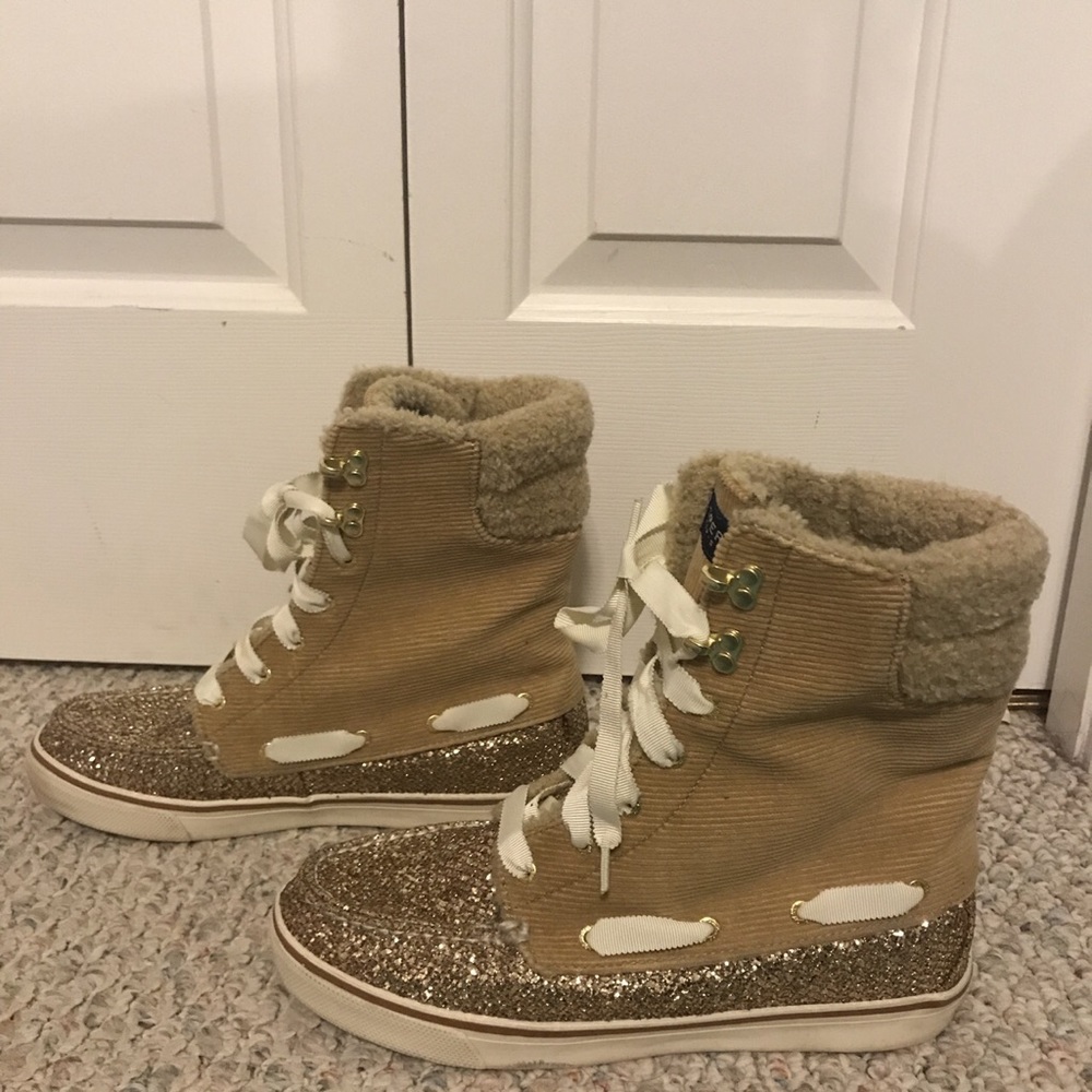 Gold Women’s Sperry’s